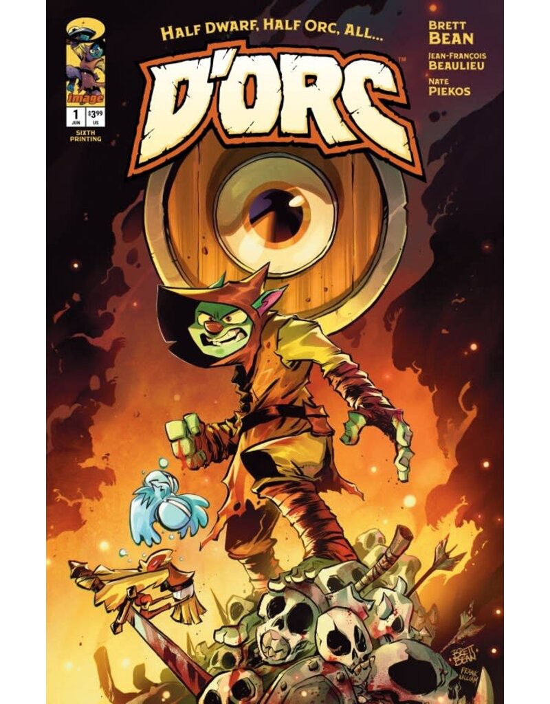 IMAGE COMICS D'Orc #1 6th Printing Brett Bean