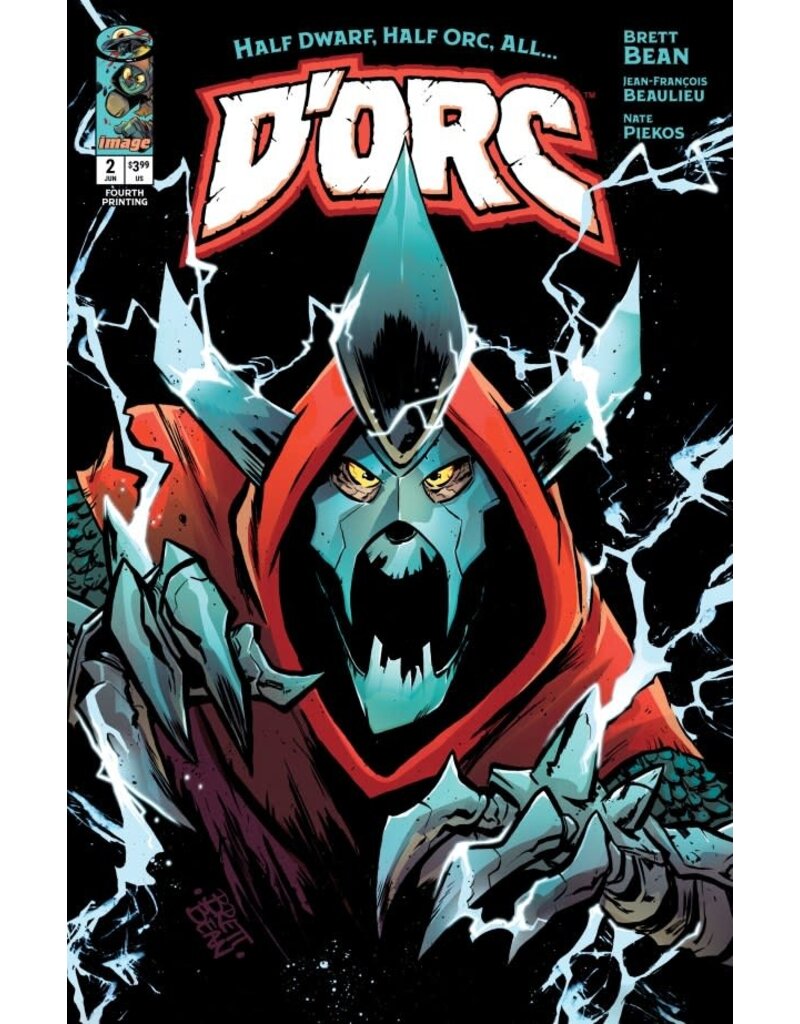 IMAGE COMICS D'Orc #2 4th Printing Brett Bean