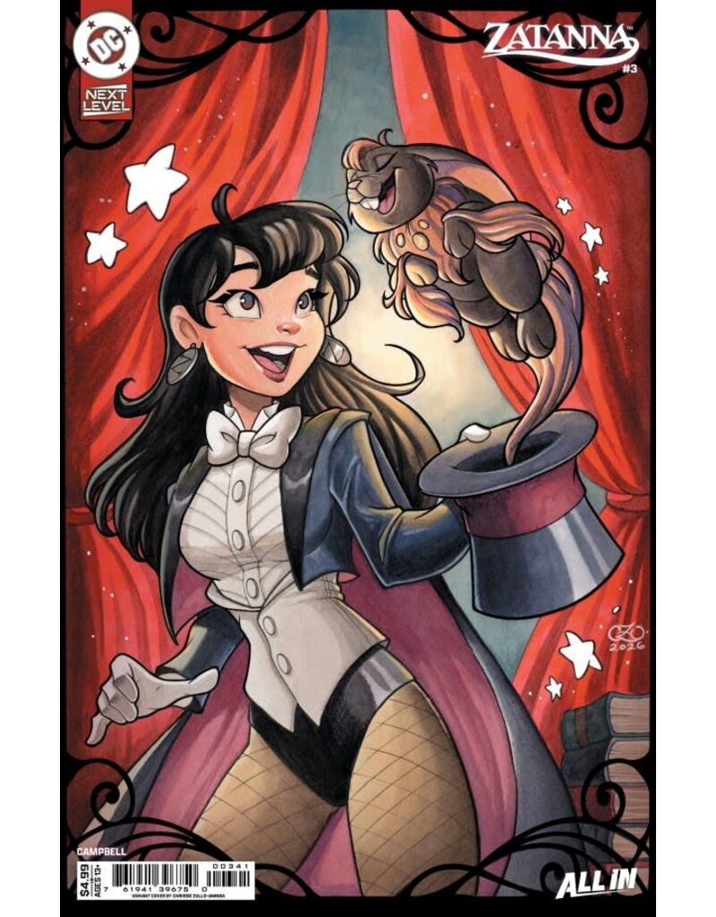 DC COMICS Zatanna (2026) #3 Cover D Chrissie Zullo Uminga Variant