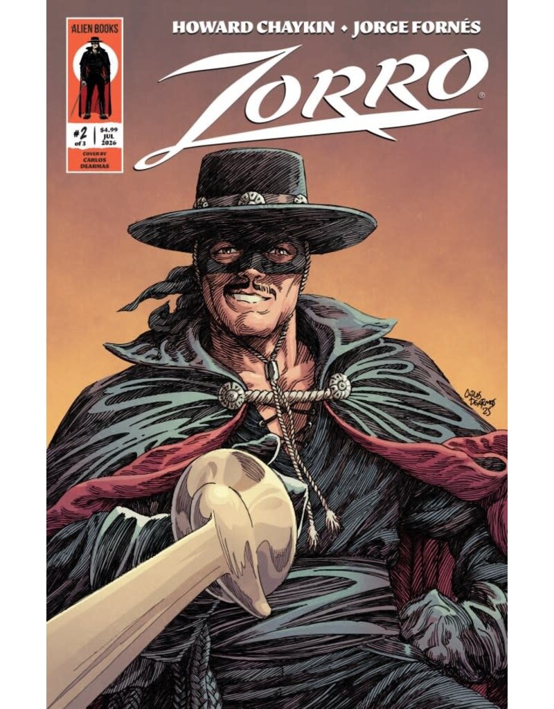 Alien Books Zorro #2 Cover B Carlos Dearmas Variant