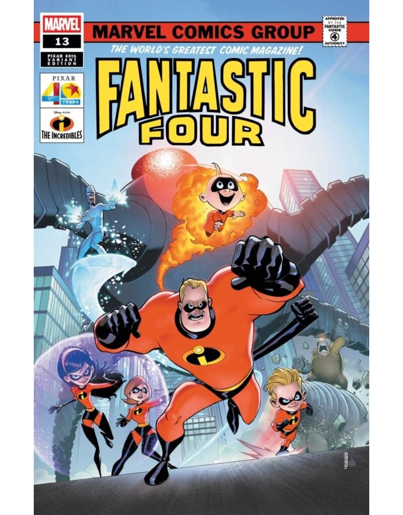 Marvel Comics Fantastic Four #13 David Baldeón Pixar 40th Variant