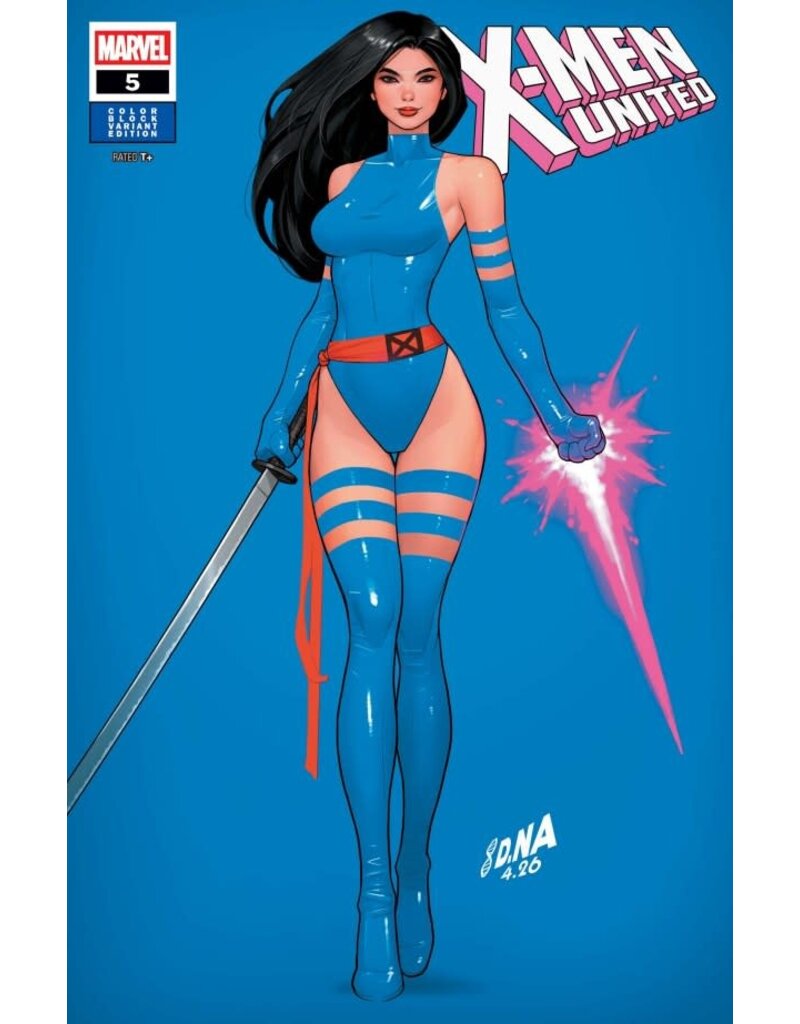 Marvel Comics X-Men United #5 David Nakayama Color Block Blue Variant