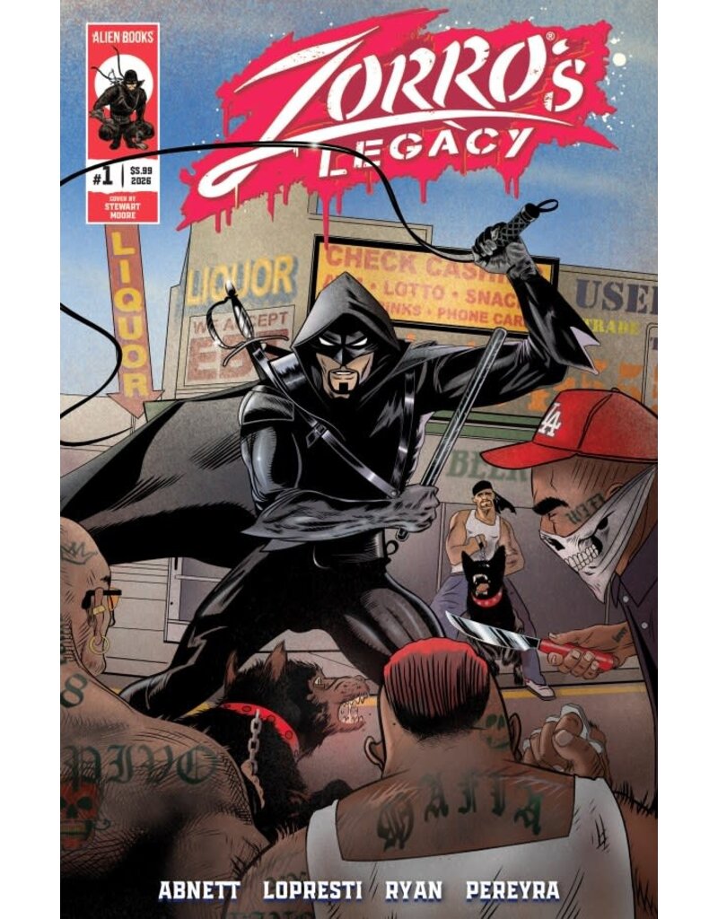 Alien Books Zorro's Legacy #1 Cover D Stewart Moore Wraparound Variant