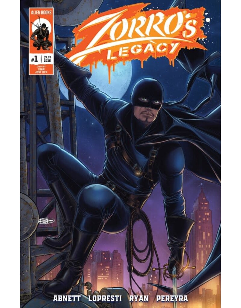Alien Books Zorro's Legacy #1 Cover B Juan José Ryp Variant