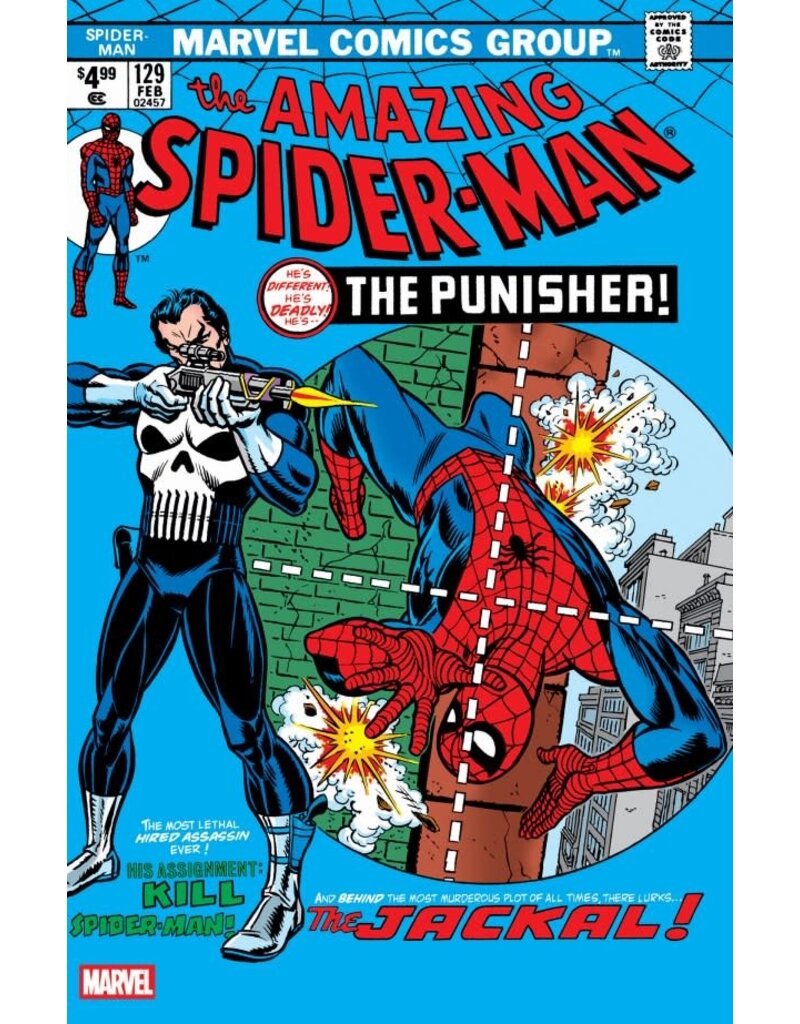 Marvel Comics The Amazing Spider-Man #129 Facsimile Edition 2026 Gil Kane Blue Foil Variant