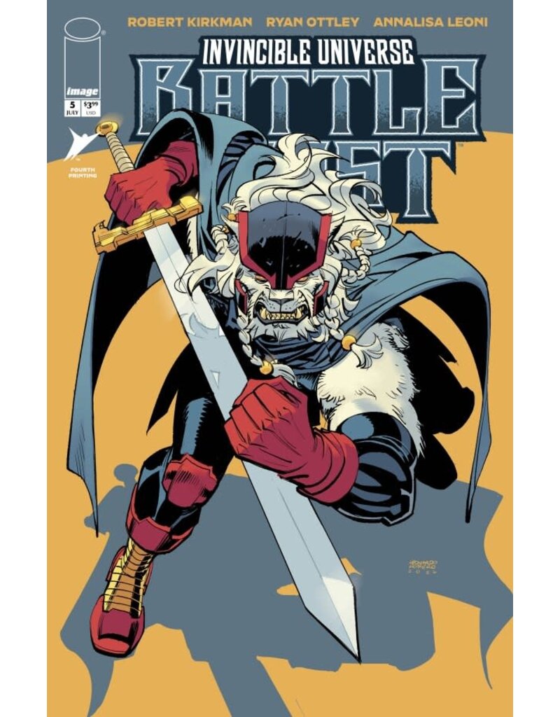 IMAGE COMICS Invincible Universe: Battle Beast #5 4th Printing Leonardo Romero