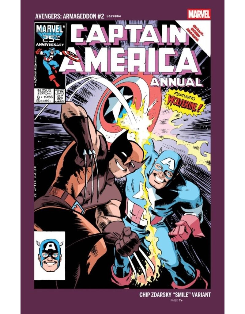 Marvel Comics Avengers: Armageddon #2 Chip Zdarsky Smile Variant