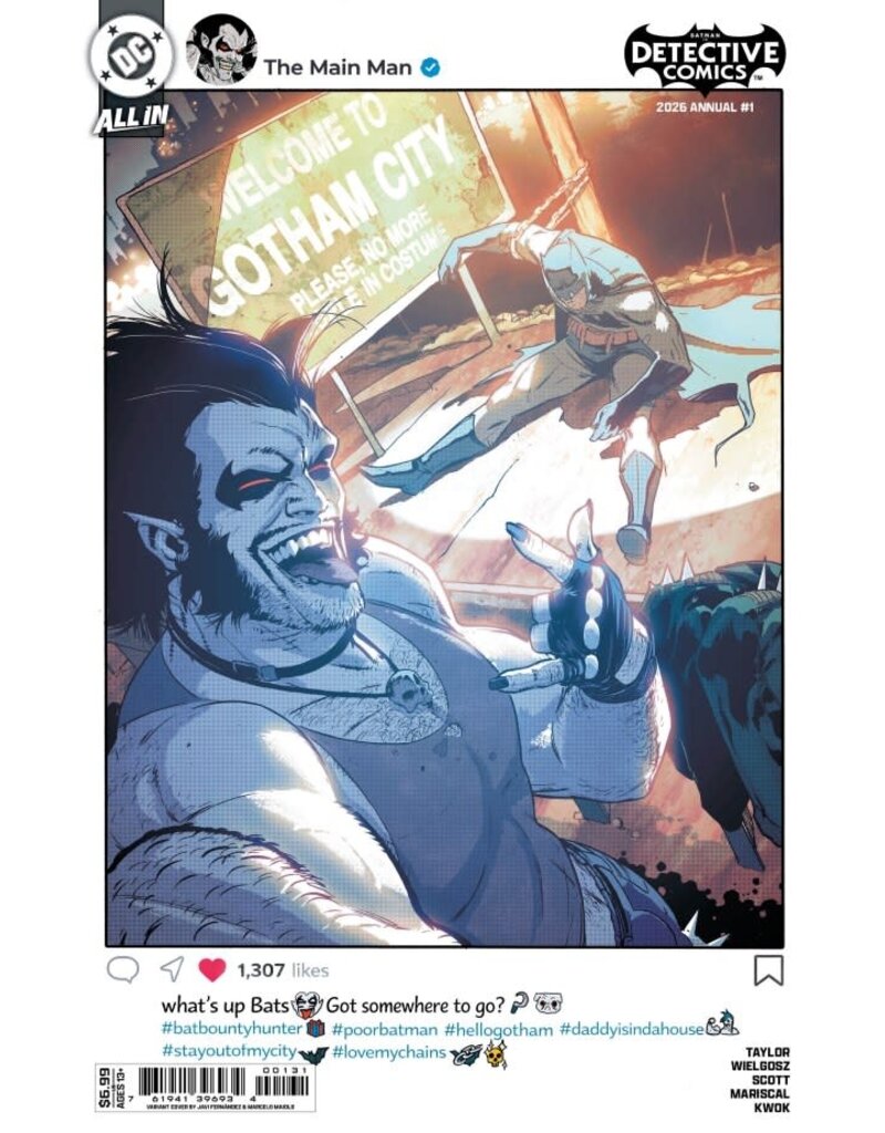 DC COMICS Detective Comics 2026 Annual #1 Cover C Javier Fernández Variant