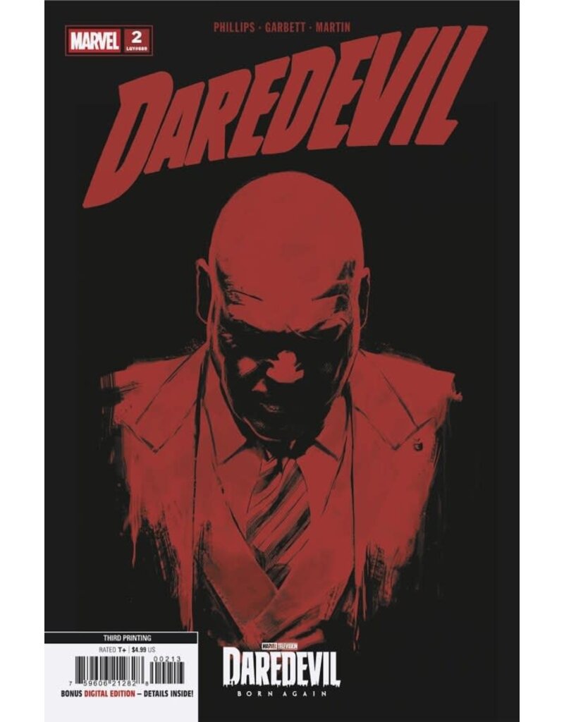 Marvel Comics Daredevil #2 - 3rd Printing Marvel Television Cover