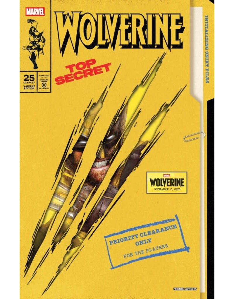 Marvel Comics Wolverine #25 Jock Wolverine Game Variant