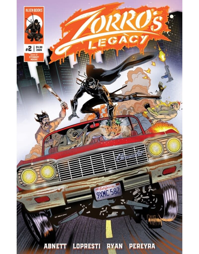 Alien Books Zorro's Legacy #2 Cover B Stewart Moore Variant