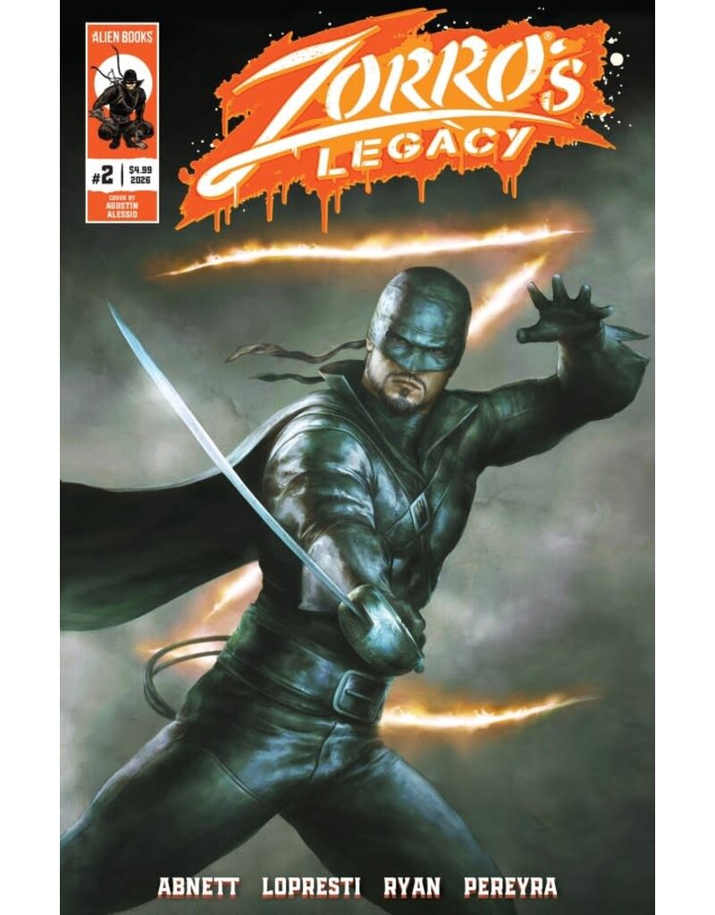 Alien Books Zorro's Legacy #2 Cover C 1:10 Agustin Alessio Variant