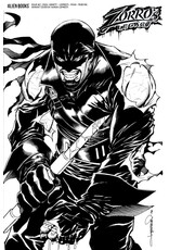 Alien Books Zorro's Legacy #2 Cover D Aaron Lopresti Black & White Variant