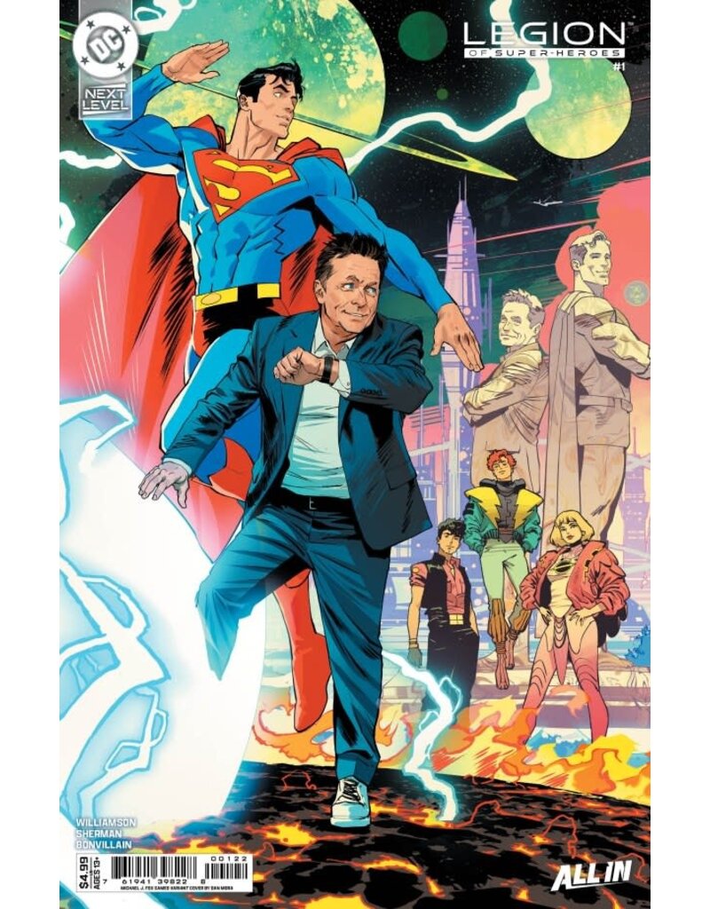 DC COMICS Legion of Super-Heroes #1 Cover H Dan Mora Michael J. Fox Cameo Variant