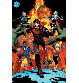 DC COMICS Teen Titans #1 Cover F Dan Mora Wraparound Foil Virgin Variant
