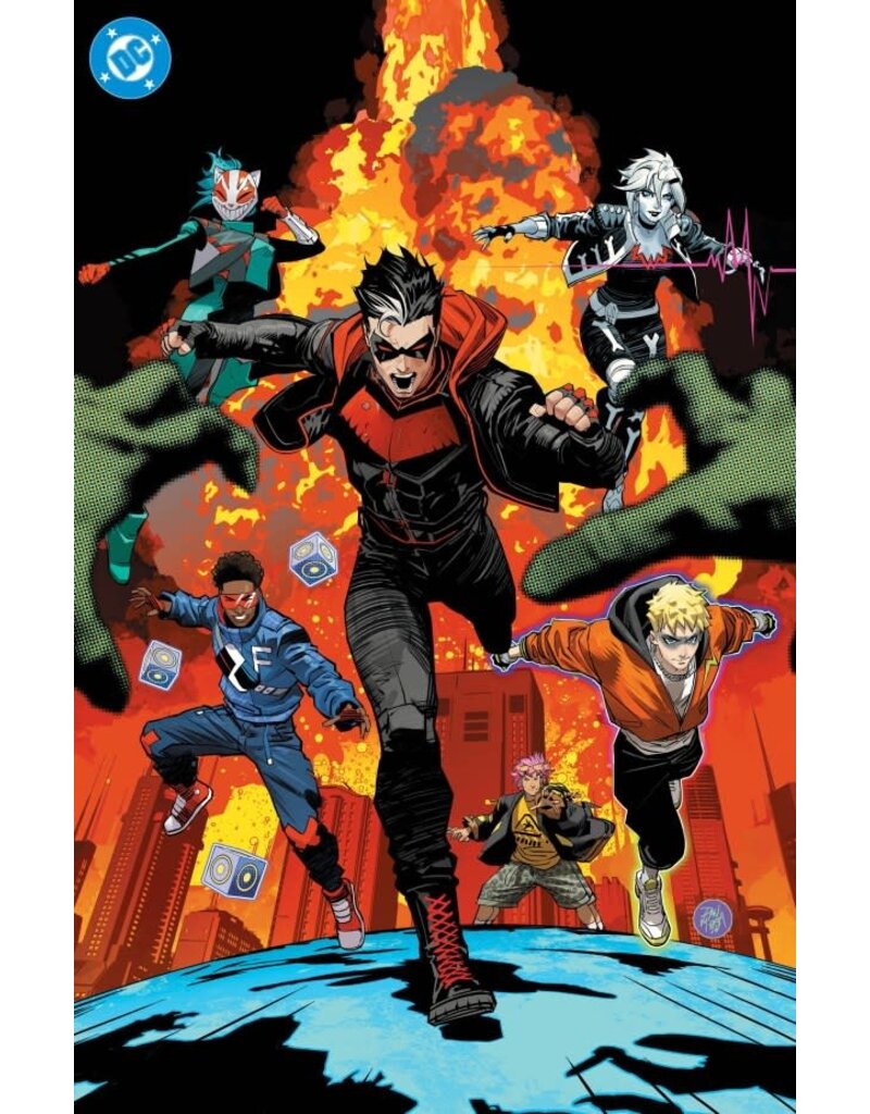 DC COMICS Teen Titans #1 Cover F Dan Mora Wraparound Foil Virgin Variant