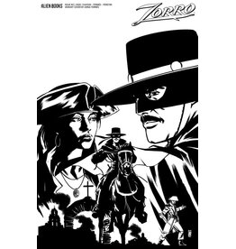 Alien Books Zorro #3 Cover D Jorge Fornés Black & White Variant