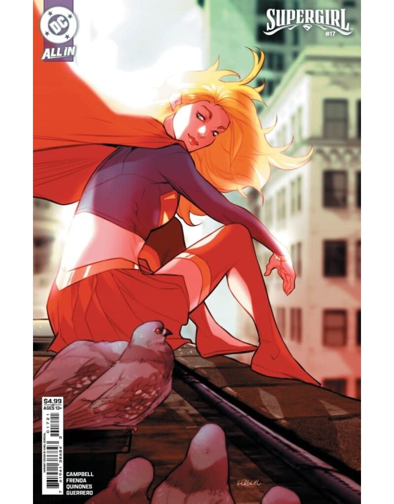 DC COMICS Supergirl #17 Cover B Karl Kerschl Variant