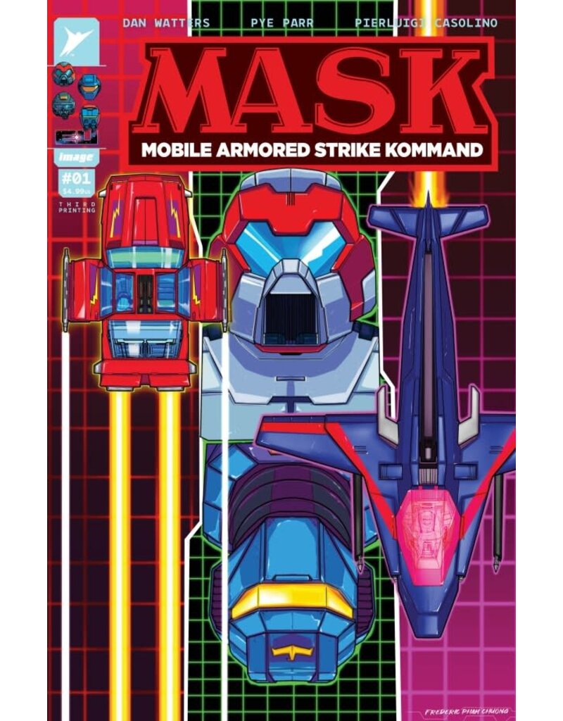 IMAGE COMICS M.A.S.K. #1 - 3rd Printing Fred Pham Chuong