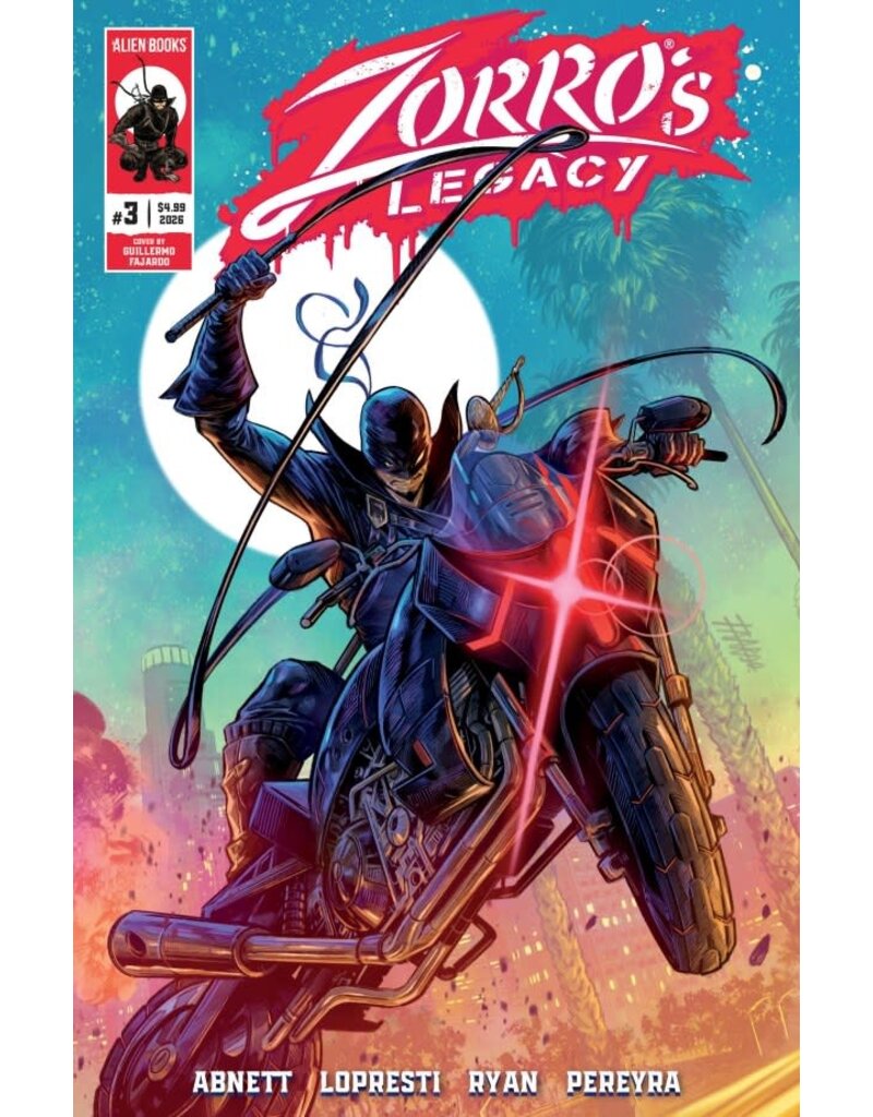 Alien Books Zorro's Legacy #3 Cover C Guillermo Fajardo Variant