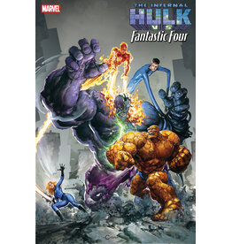 Marvel Comics Infernal Hulk Vs. Fantastic Four #1 Clayton Crain Variant