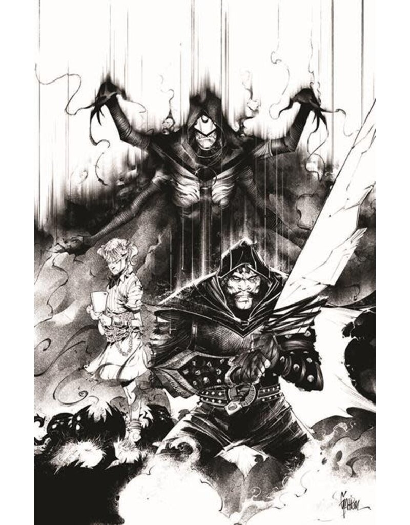 IMAGE COMICS Spawn The Curse Of Sherlee Johnson #8 Cvr C Jonathan Glapion B&W Virgin Var