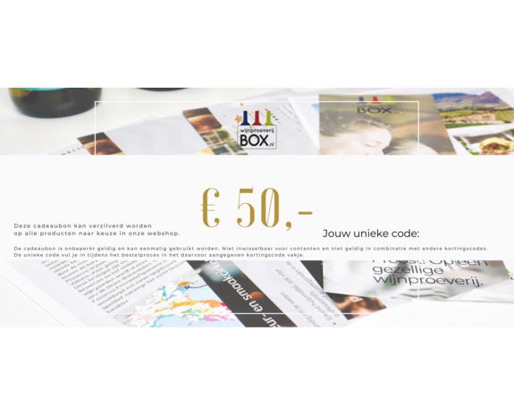 Cadeaubon € 50