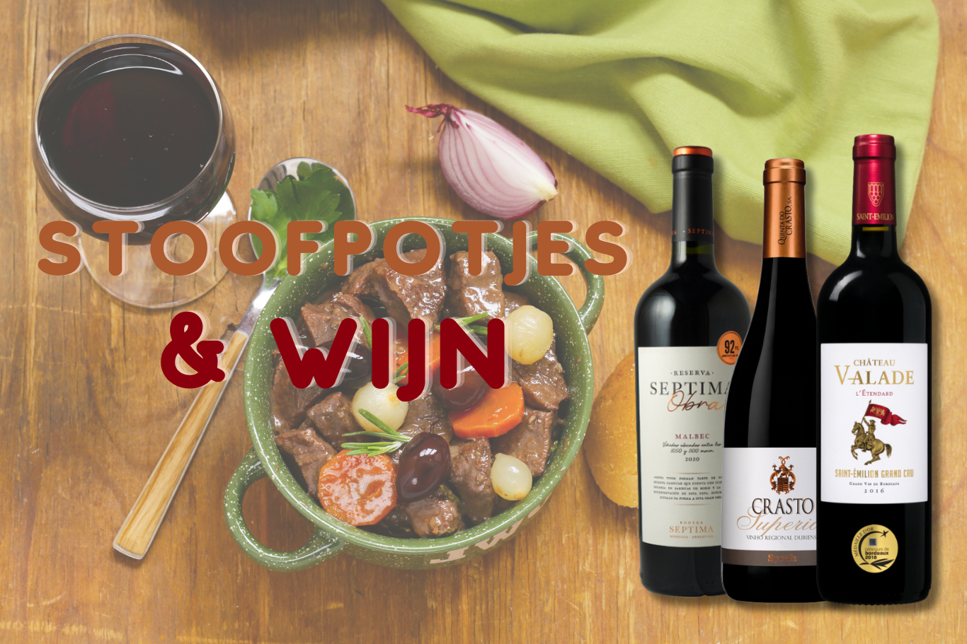 Stoofpotjes & Wijn