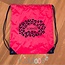 Gym tas roze met naam