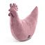 La millou Kussen kippige hen velvet lavender