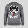 Wolf Clan Heather Grey Crewneck