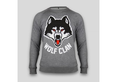 Wolf Clan Heather Grey Crewneck