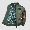 Dirty Workz - Army Green  Bomber Jacket