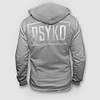 Psyko - Grey Zipped Hoody