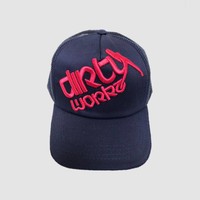 Dirty Workz - Cap Blue/ Fluo Pink