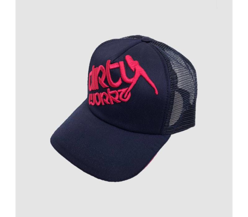 Dirty Workz - Cap Blue/ Fluo Pink