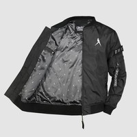 Dirty Workz - Iconic Black Bomber Jacket