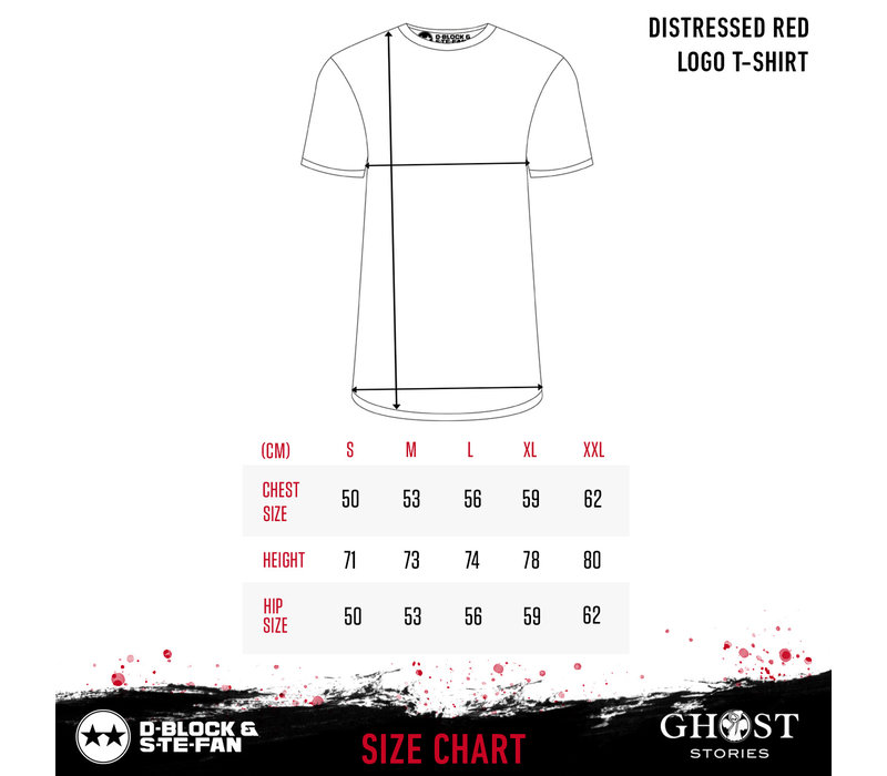 D-Block & S-te-Fan - Distressed Red Logo  T-Shirt