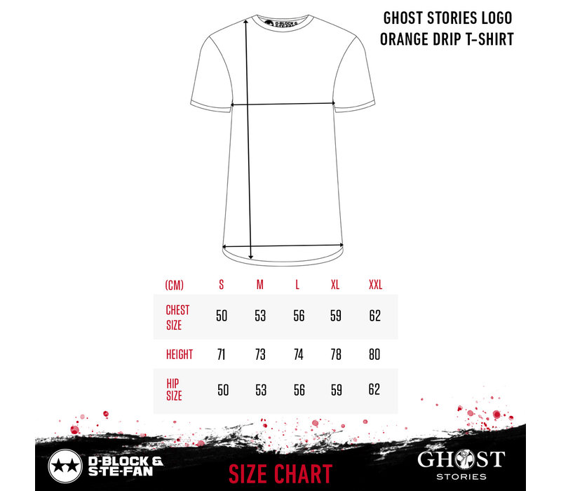 Ghost Stories - Logo & Orange Drip  T-Shirt