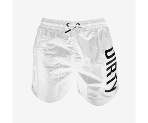 Dirty Swim Shorts - White - Dirty Workz Shop - Dirty Workz Shop
