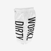 Dirty Swim Shorts - White