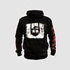 D-BLOCK & S-TE-FAN  BRUSHED WHITE LOGO HOODED SWEATER