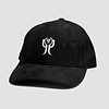 Psyko Punkz - White Logo Suede Cap