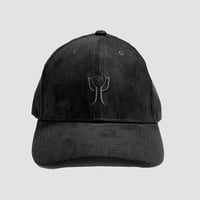 Psyko Punkz - Black Logo Suede Cap