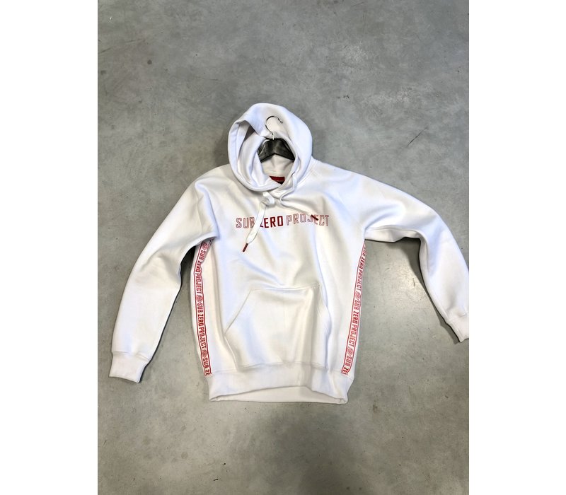 Sub Zero Project - Outline Hoodie White/Red