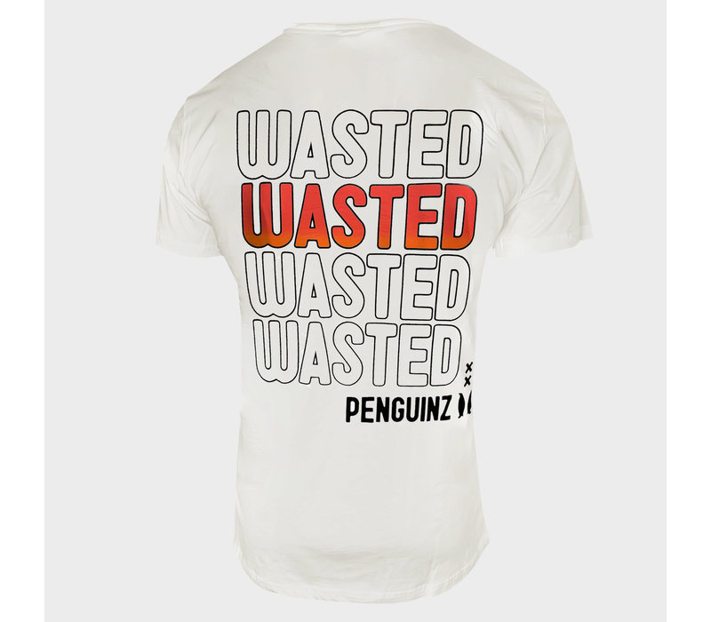 Wasted Penguinz - WASTED White T-shirt