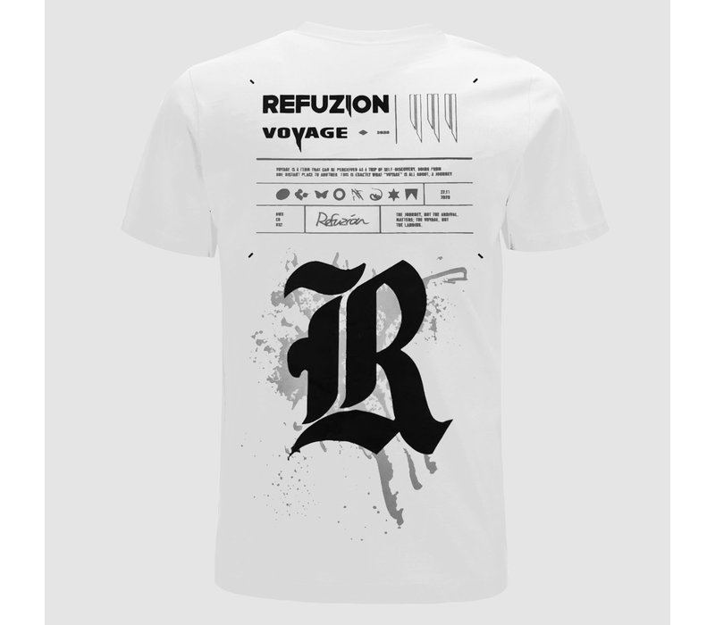 Refuzion - Voyage White T-Shirt