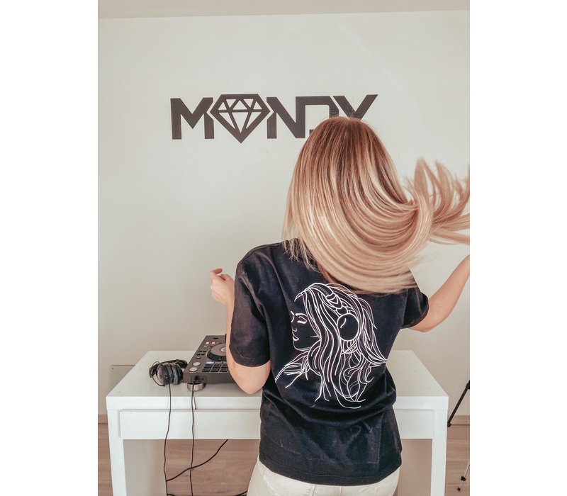 Mandy - Silhouette T-Shirt Black