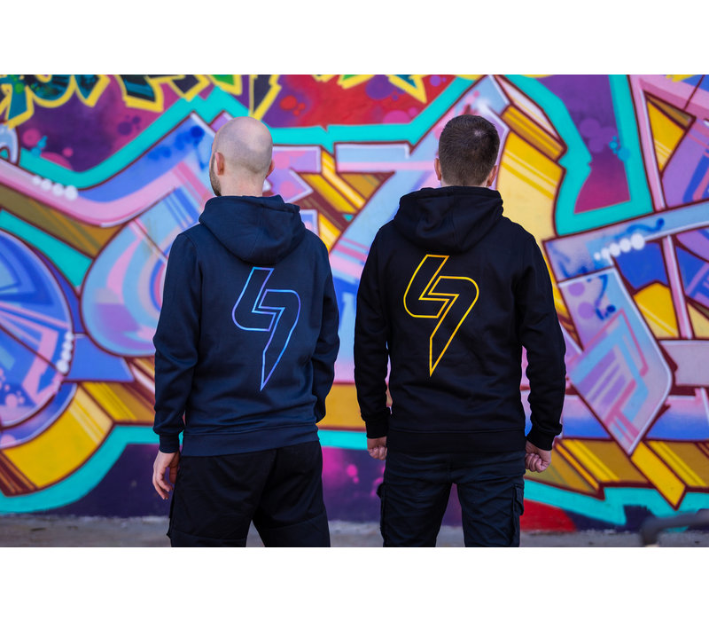 Primeshock Hoodie Black & Blue