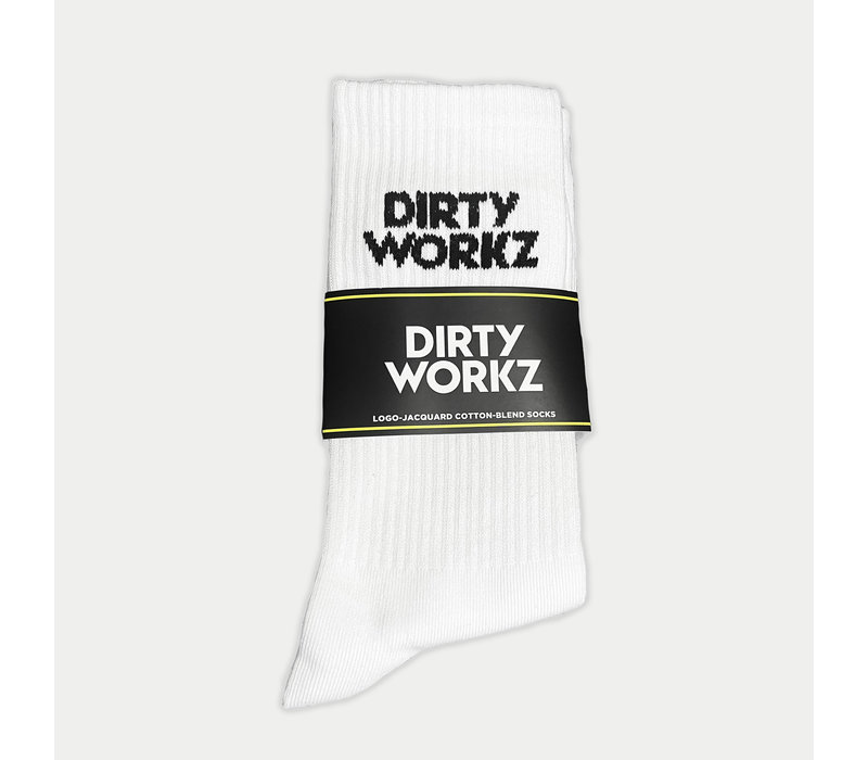 Dirty Workz - Logo Jacquard Cotton-Blend 3 Pack Socks